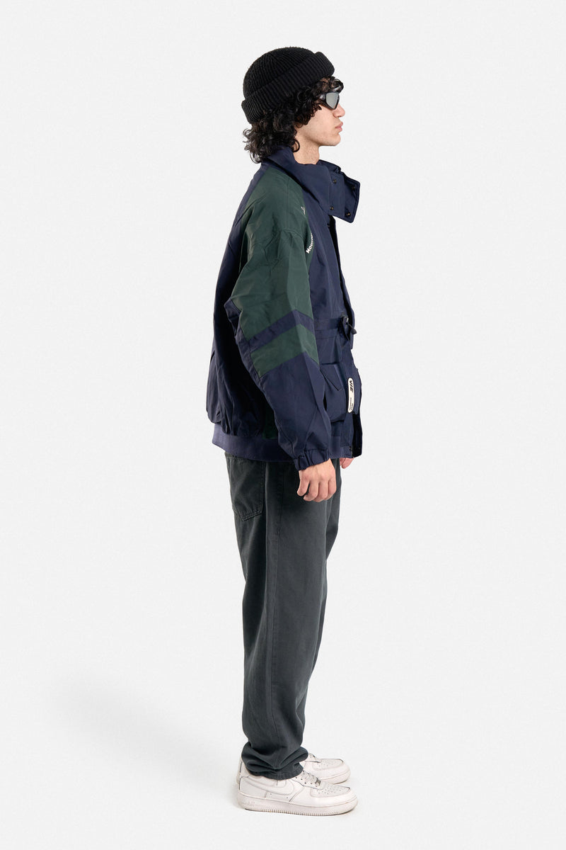 PUFFER JACKET WITH HOOD POCKETS AND ZIPPER