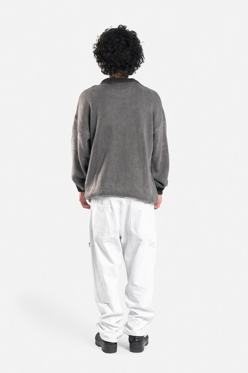 CATCH KNITTED SWEATER GRAY