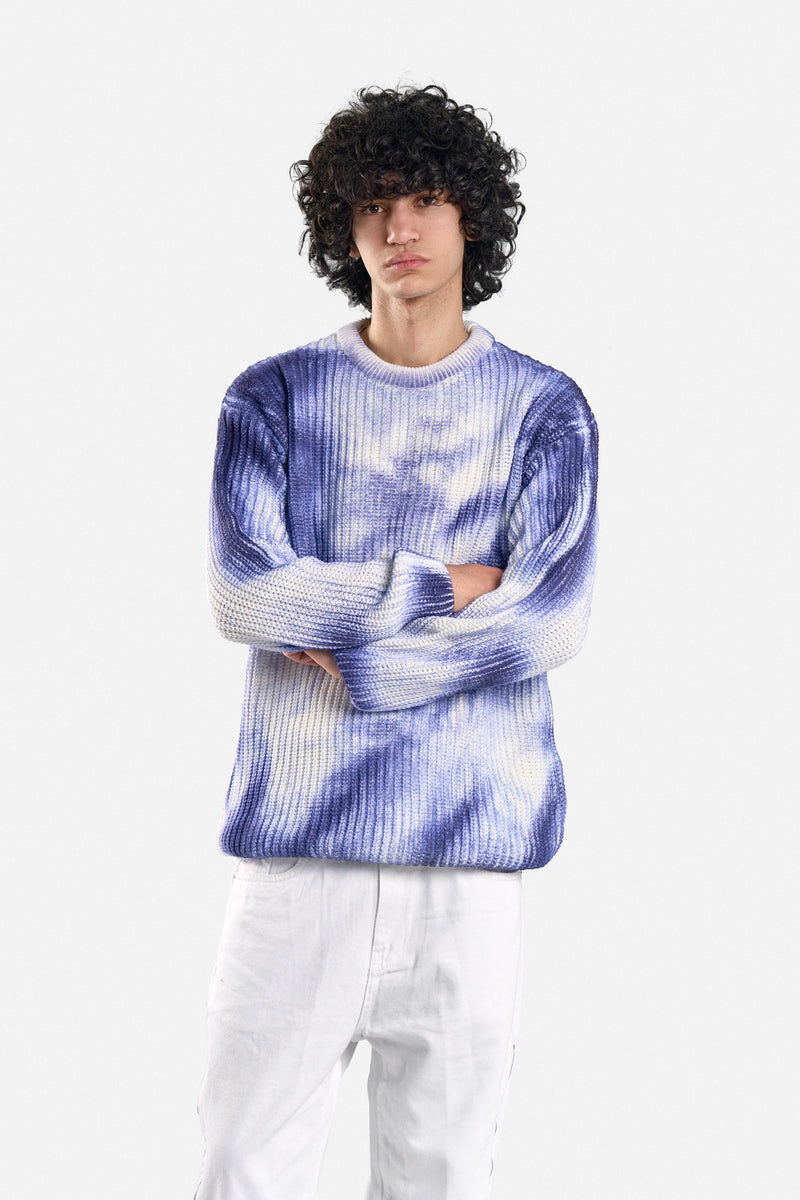 CATCH KNITTED SWEATER BLUE